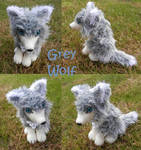 Grey Wolf crochet by AtinaP