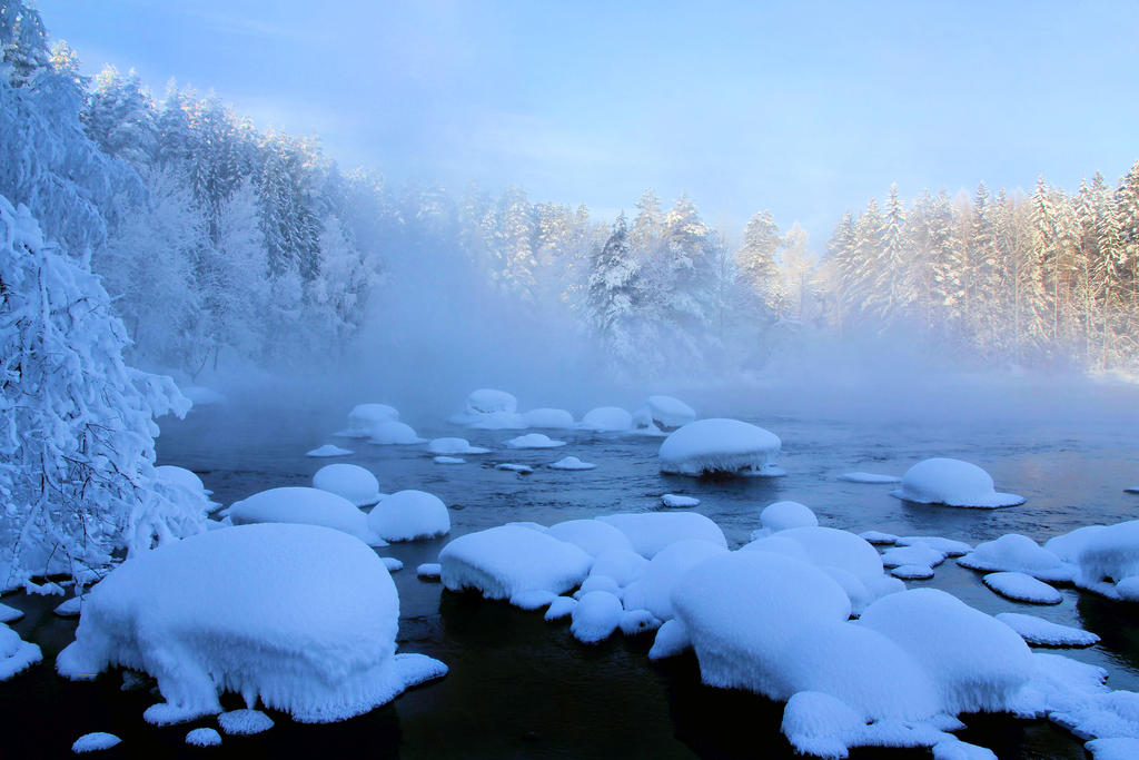 Cold winter day by KariLiimatainen