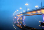 bridge in the mist by KariLiimatainen