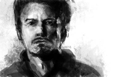 1h speedpainting Tony Stark