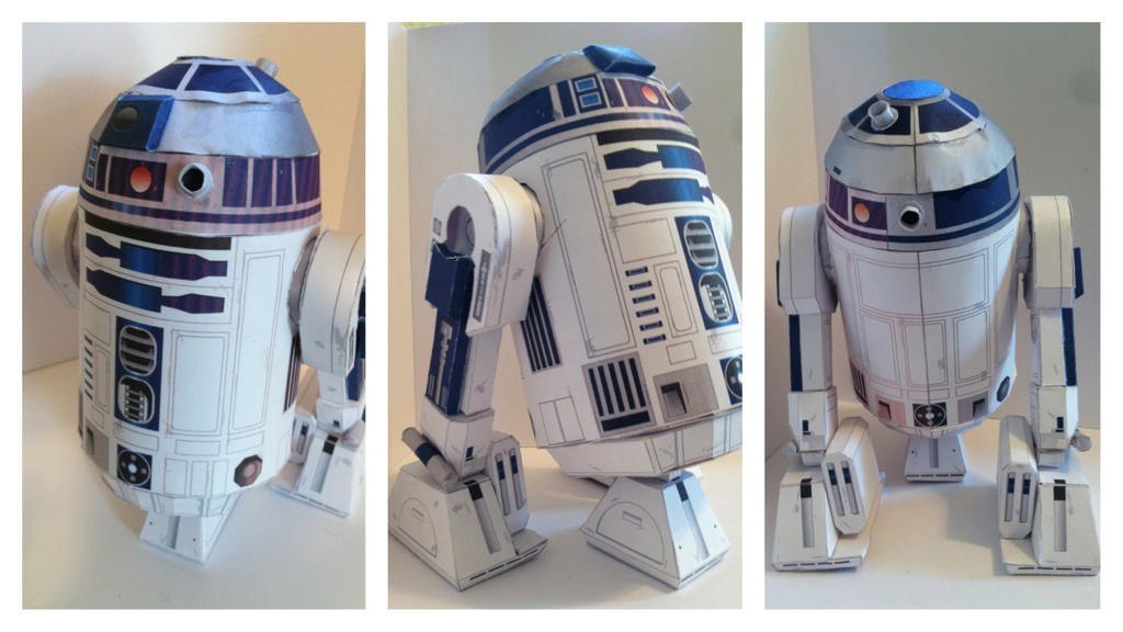 Papercraft R25 R2D2 papercraft by n8s on DeviantArt