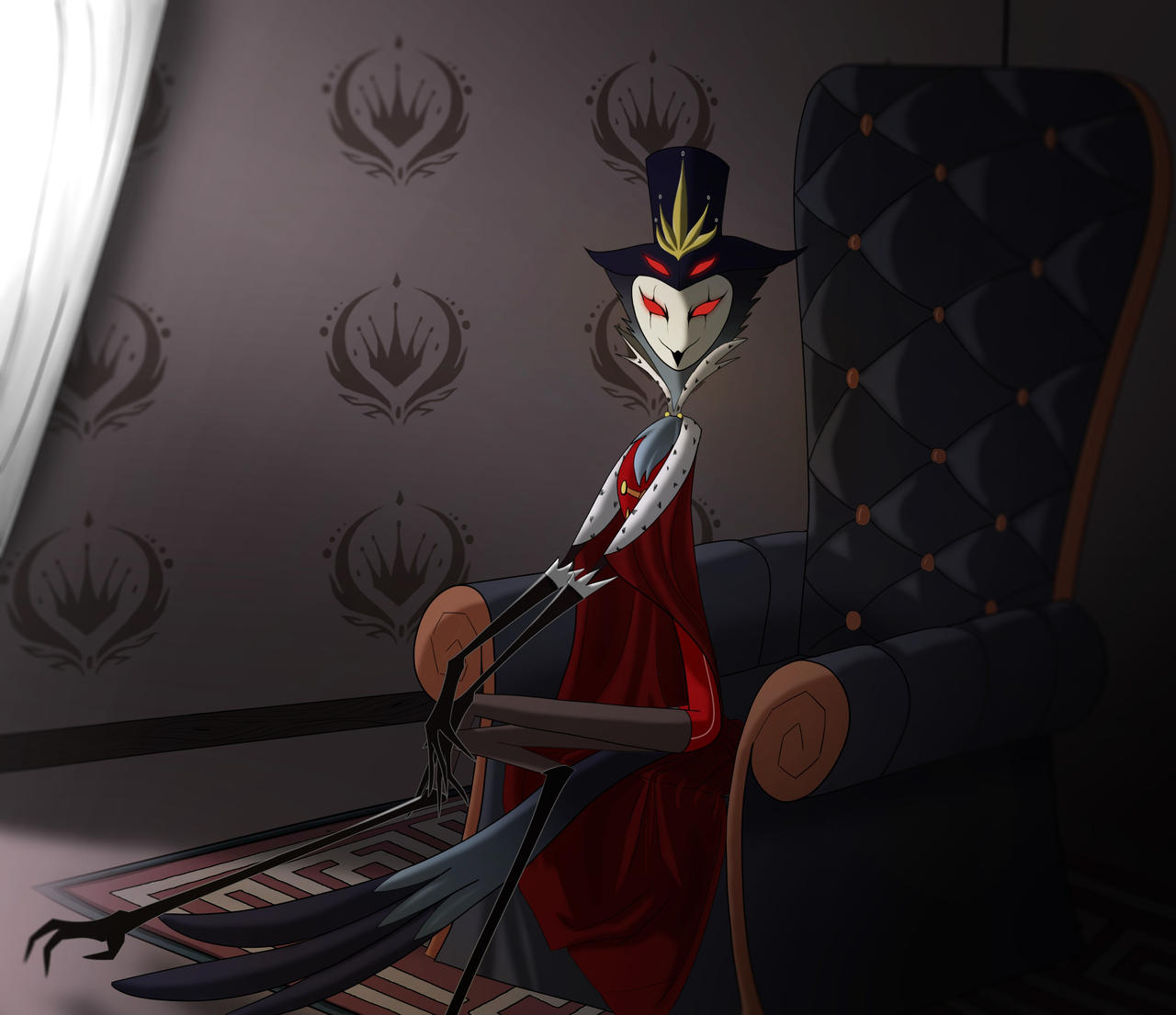 Stolas Robe Deviantart Stolas by ponza00 on DeviantArt