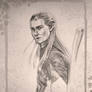 Legolas in pencil