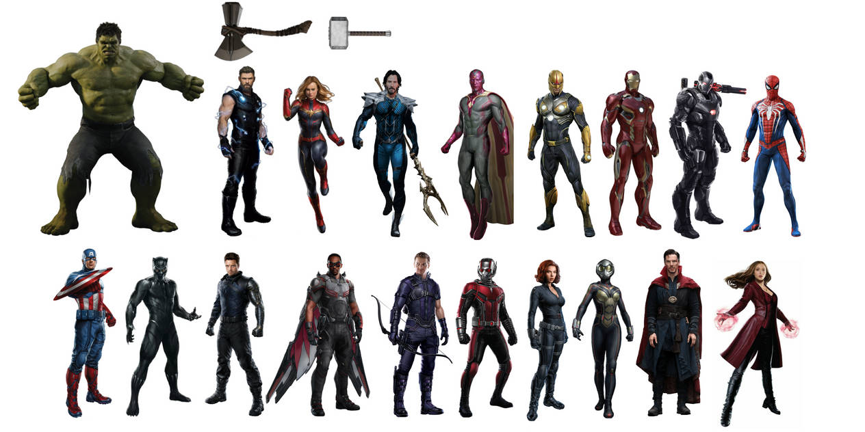 Avengers Members by avengers05 on DeviantArt