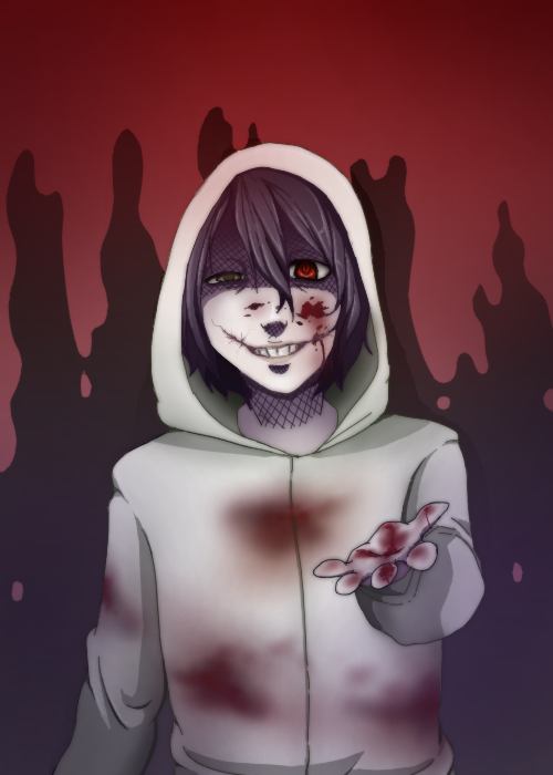 Jeff The Killer y Nina The Killer (Creepy Pasta) by moon-dark347 on  DeviantArt