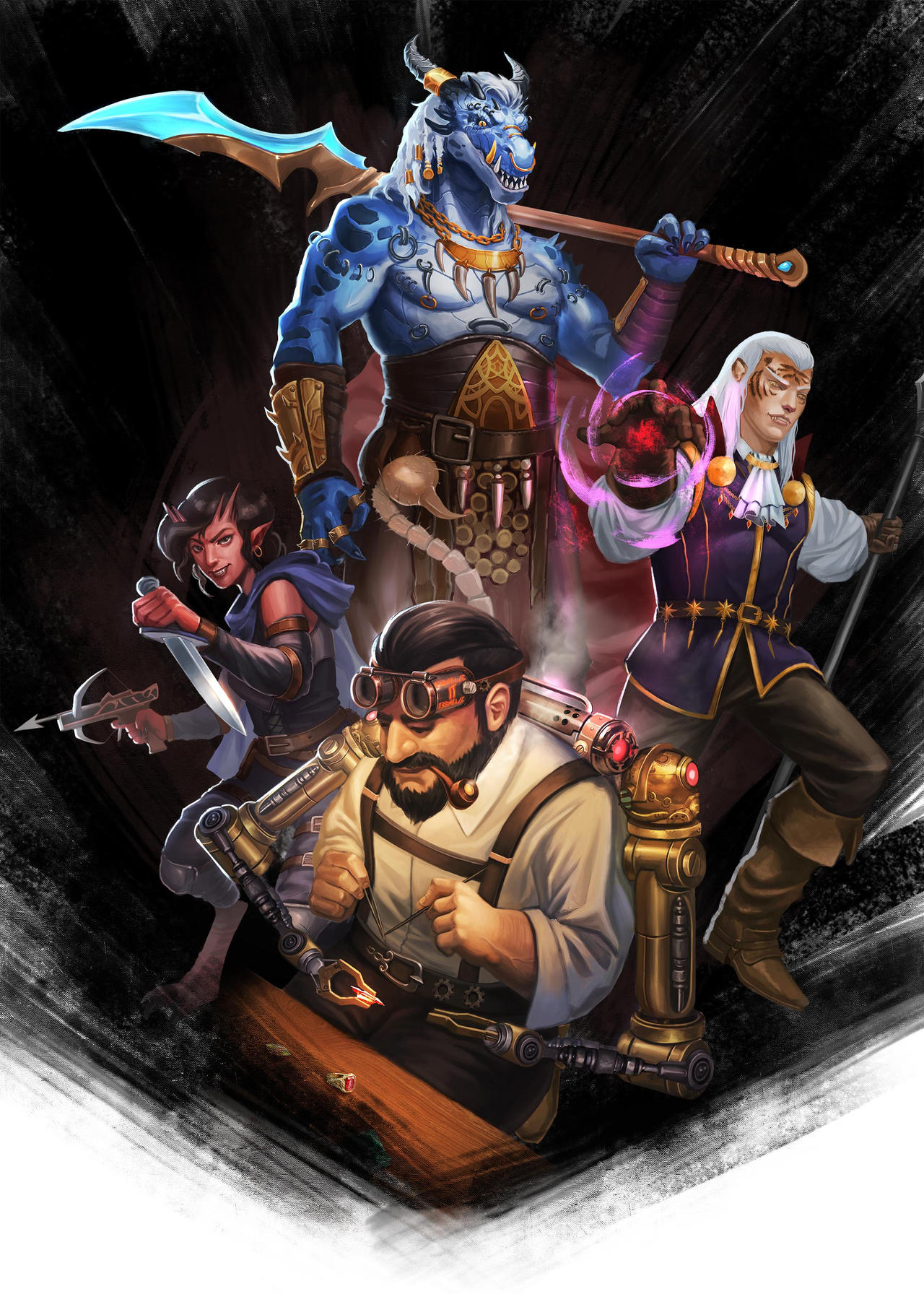 DnD party commission artwork. by TAEteam on DeviantArt