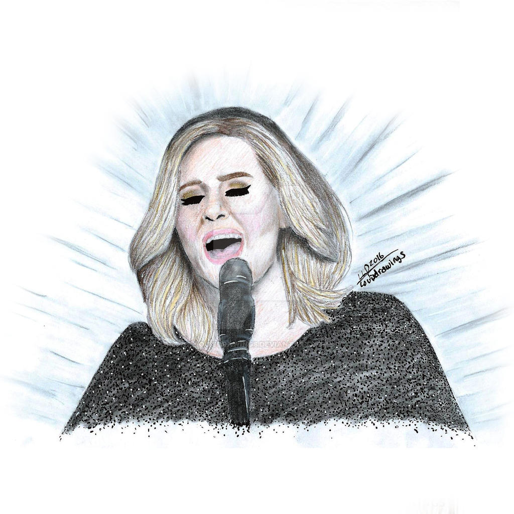 Adele Drawing by LouisDrawings on DeviantArt