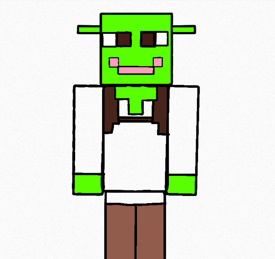 Shrek Rizz Minecraft Shrek in Minecraft form by PokePapp on DeviantArt