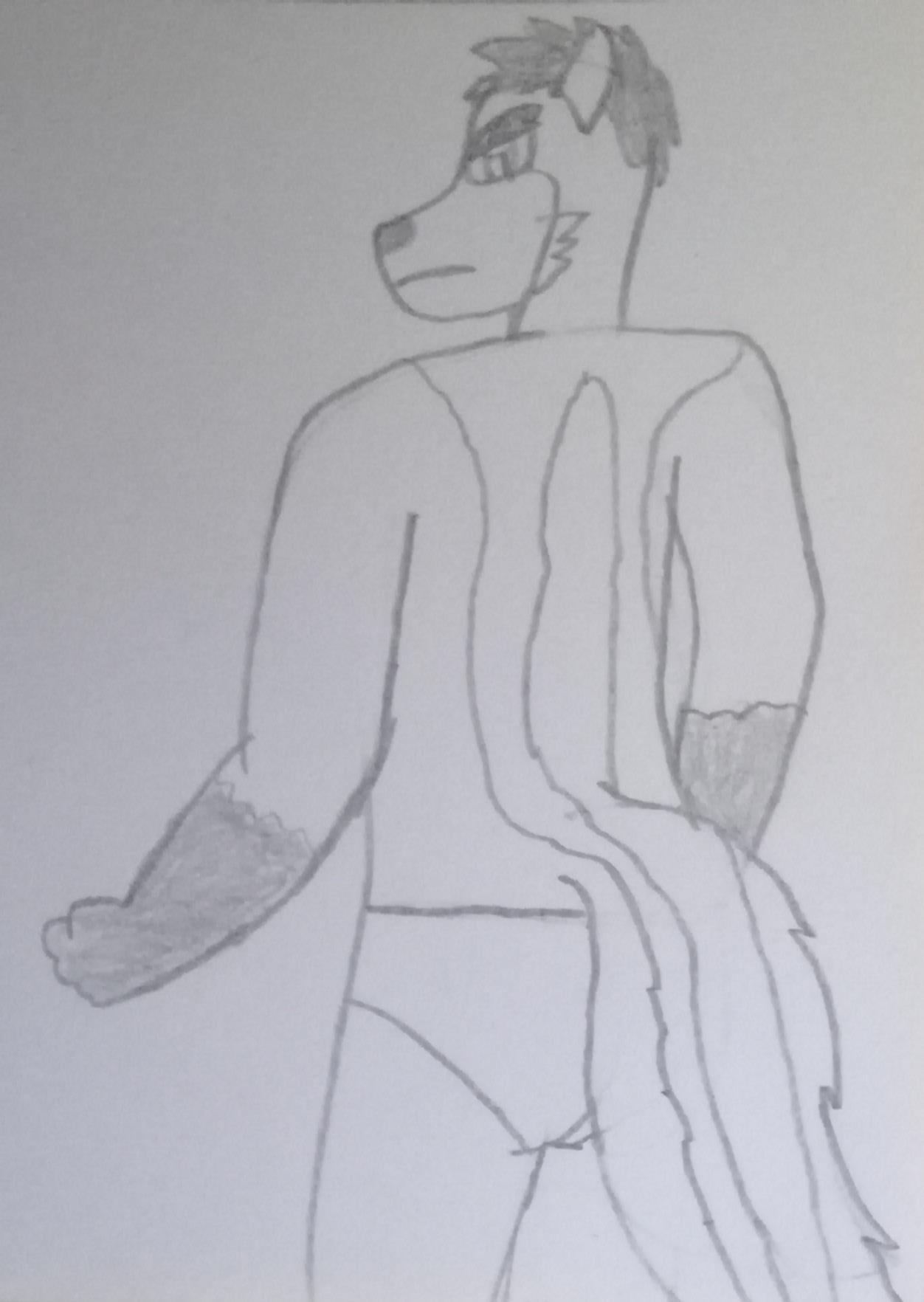 Looking Over Shoulder Pose Drawing - Quest Wallpaper