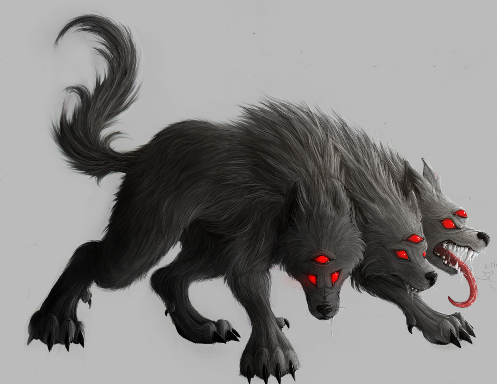 Three headed terror by dragonicwolf on DeviantArt Three headed terror by dragonicwolf on DeviantArt