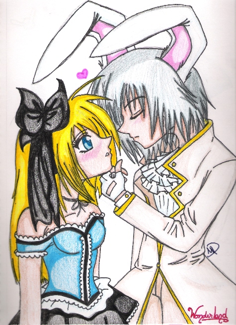 Alice and White Rabbit