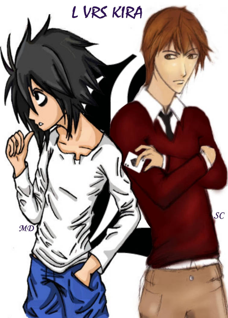 L and Light DN 'collab' by xxpunkgrlxx on DeviantArt