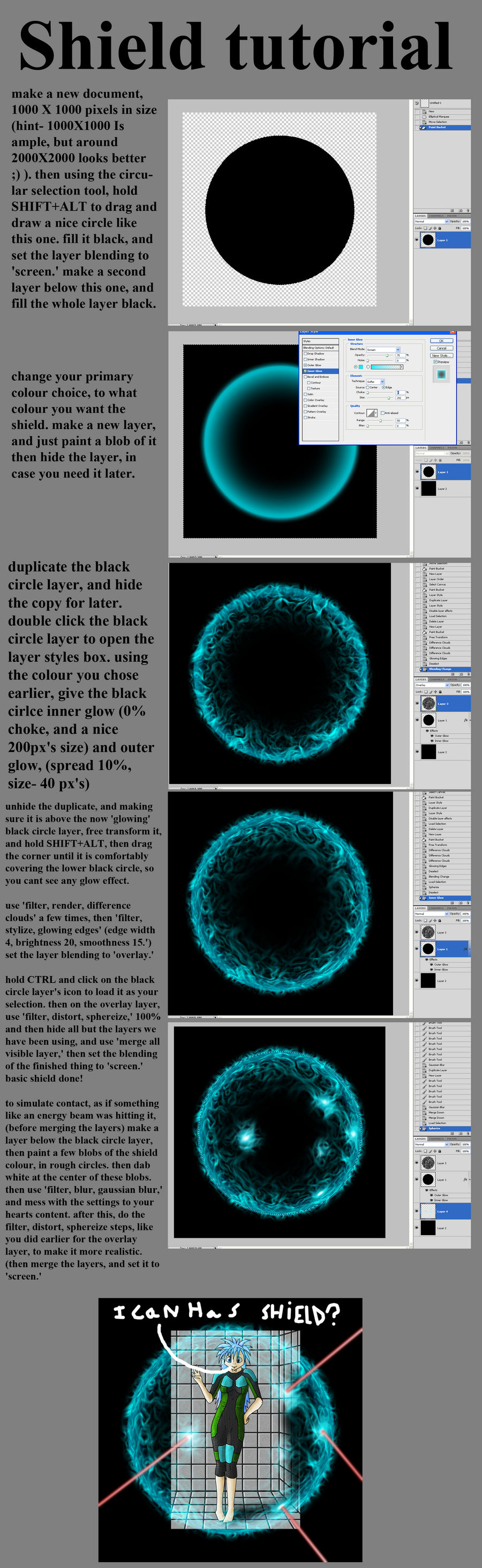 energy shield tutorial by drago-w on DeviantArt
