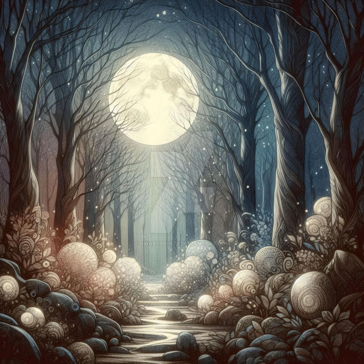 Moonlit Magic by RWArtPrints on DeviantArt