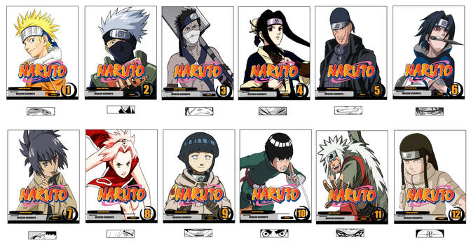 If Naruto manga covers were like Bleach's