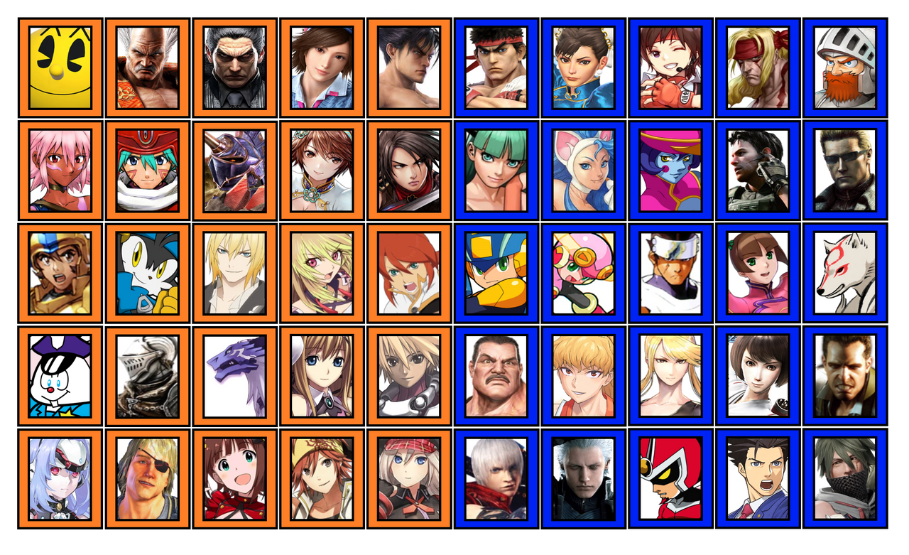 NAMCO VS CAPCOM Characters by KageBankai on DeviantArt