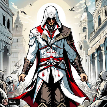 Assassins Creed 2 Ezio Auditore by Fakuundo on DeviantArt