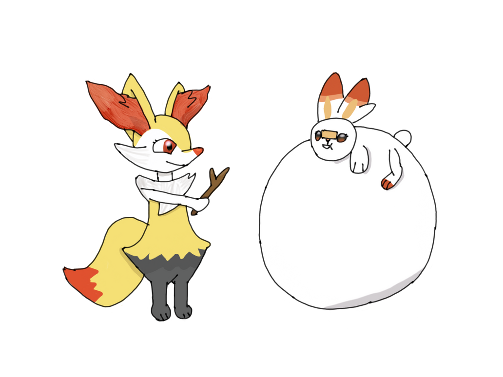 Welcoming the New Starters: Scorbunny by RealGreenPuffball on DeviantArt