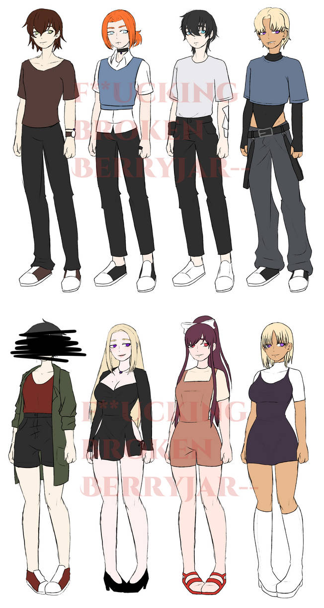 Redesign Ocs By Berry Jar On Deviantart Redesign Ocs By Berry Jar On Deviantart