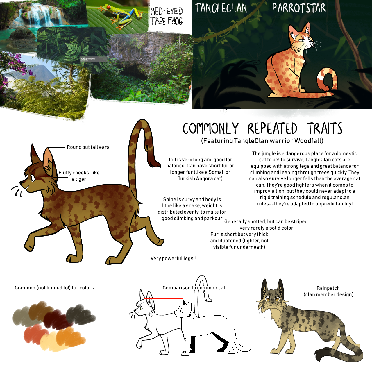 TangleClan: jungle warrior cats clan by virtualantlers on DeviantArt