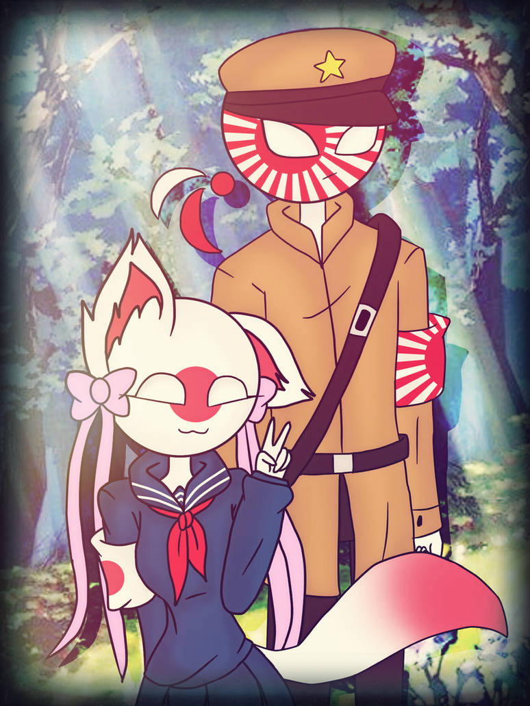 Countryhumans японская. Кантрихьюманс Япония. Япония шипы Кантри хуманс. Японская Империя кантрихьюман. Контрихуманс семья Японии.