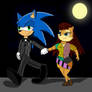 Sonic Skellington and Sally