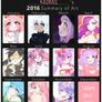 2016 Art Summary