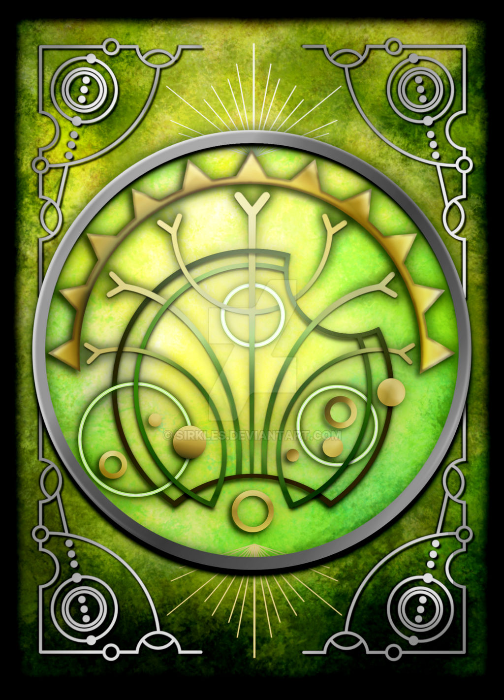 Green White Magic Card Sleeve By Sirkles On DeviantArt green-white-magic-card-sleeve-by-sirkles-on-deviantart