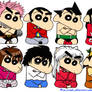 kureyon shin chan set two