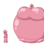 Puffy Pink Gold Peach
