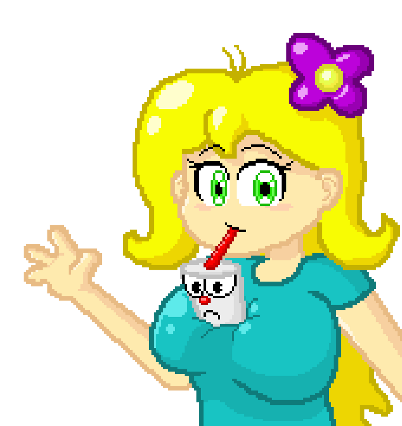 Look, Bon Bon! No hands!