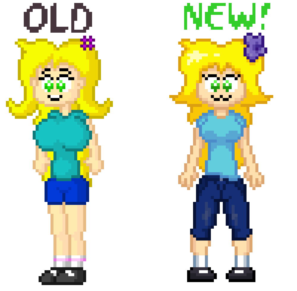 Updating Eloise's Sprite