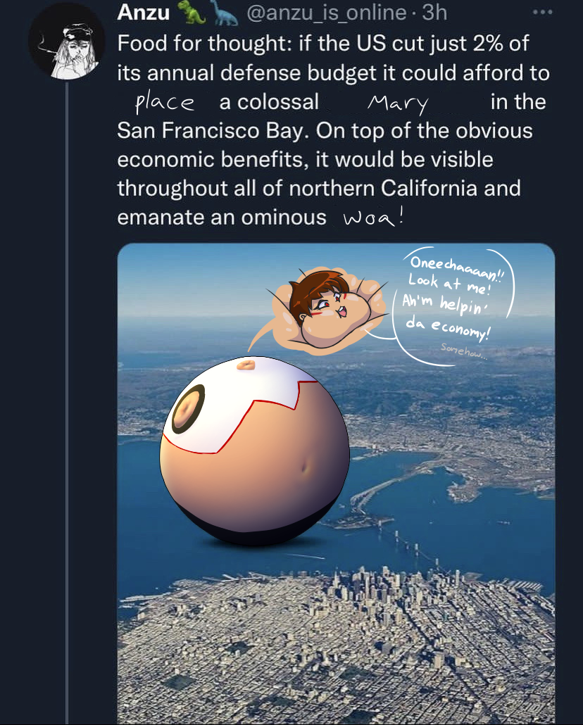 No way, colossal Mary