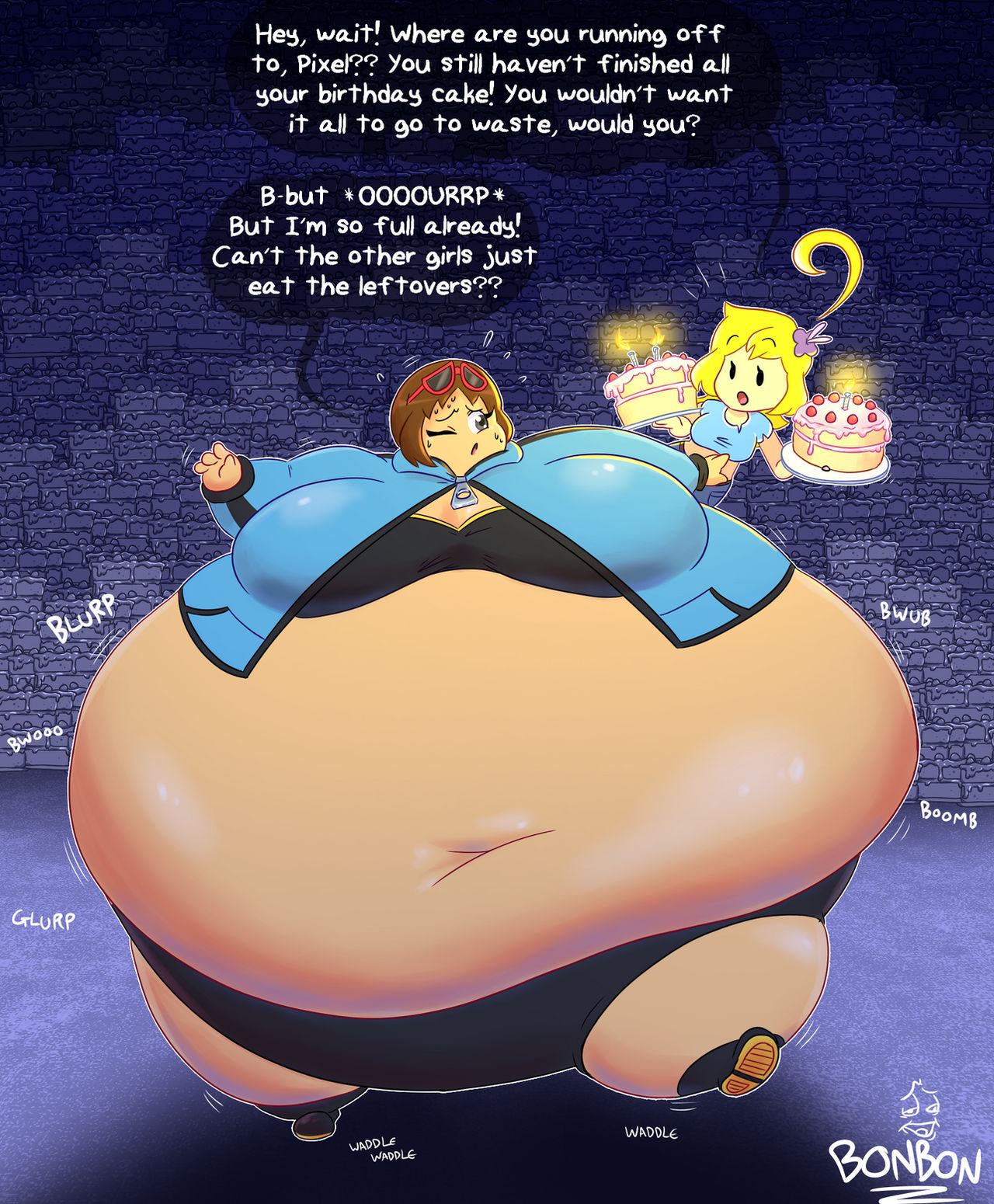 Tummy too full! (Gift)