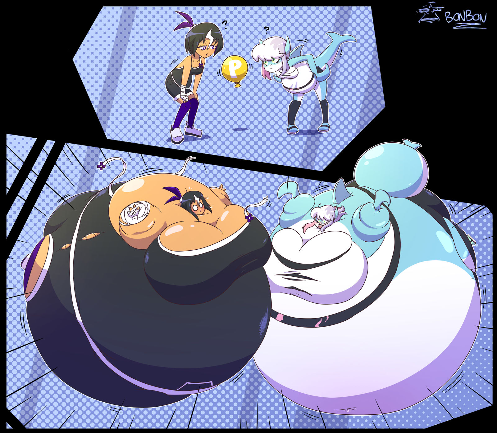 Two idiots find a funny balloon (Gift)