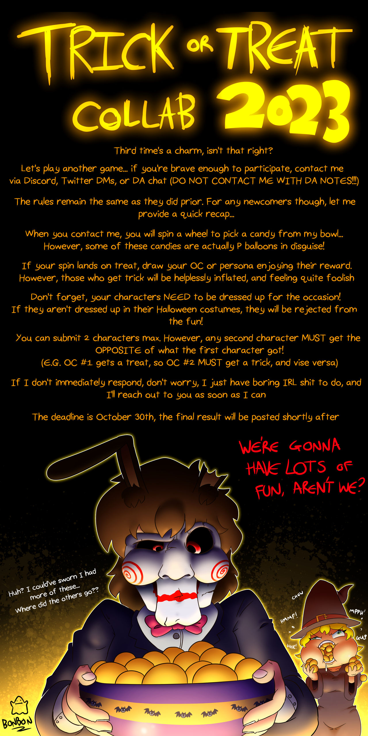 Trick or Treat Collab 2023 Announcement