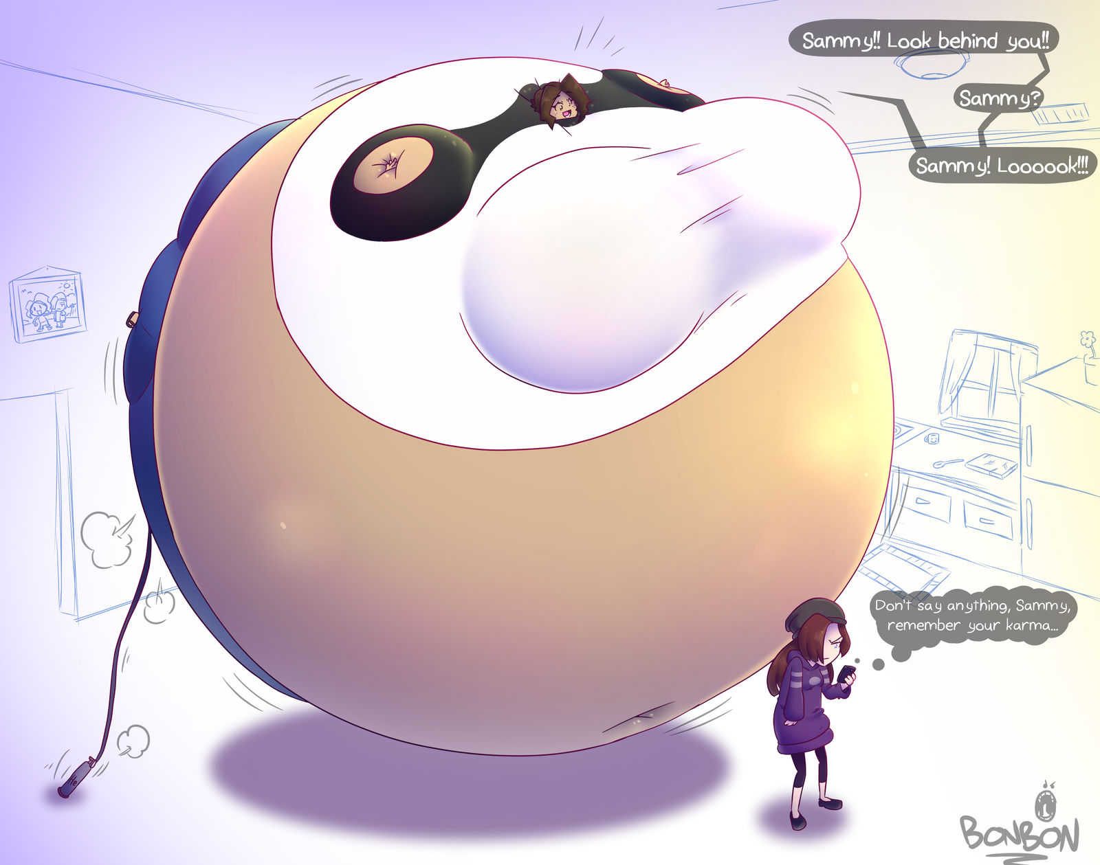 Look behind you!!! (Gift)