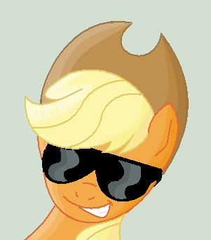 Applejack- Mspaint