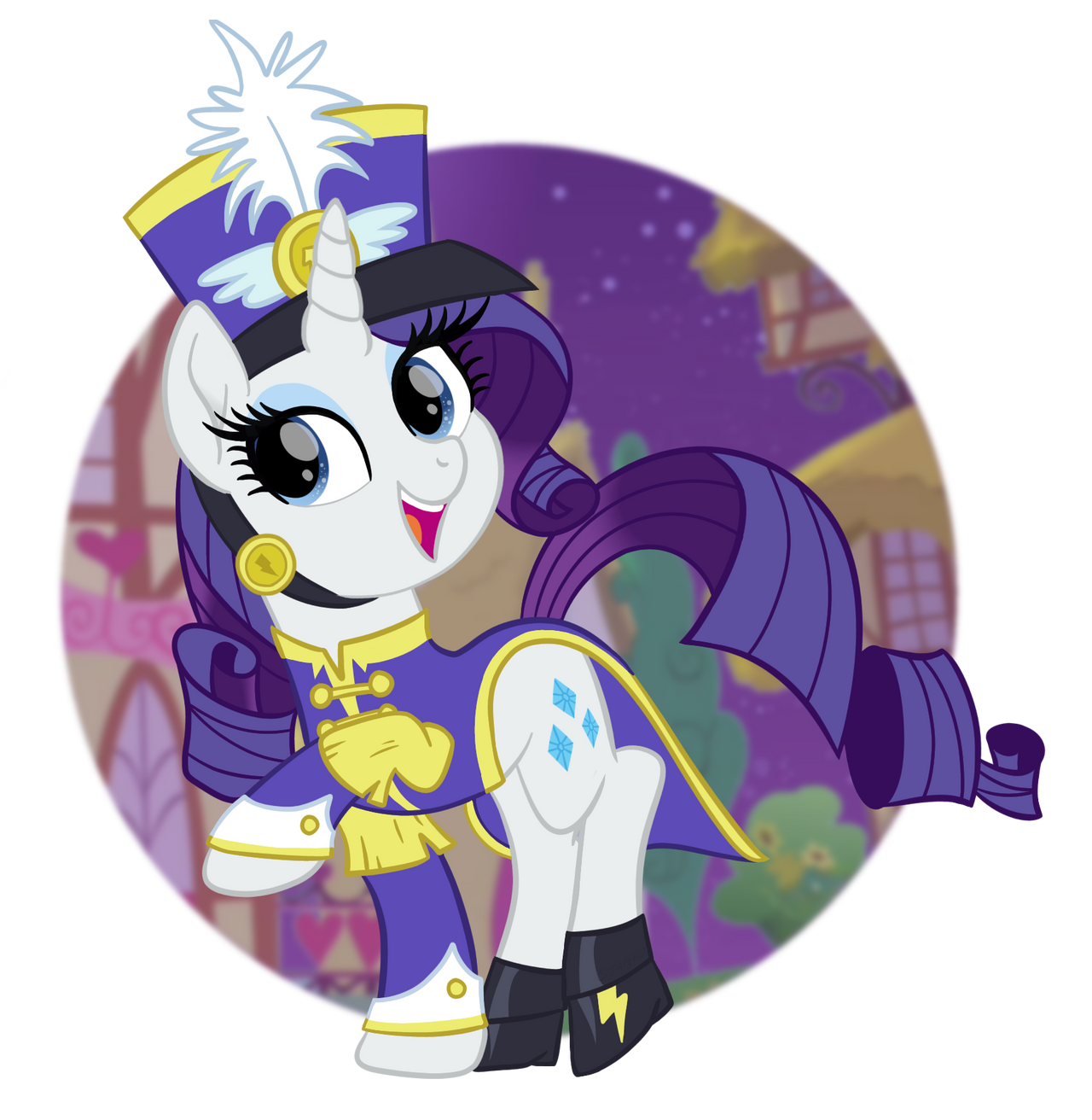 Rarity - Original Wonderbolts Uniform by SJArt117 on DeviantArt
