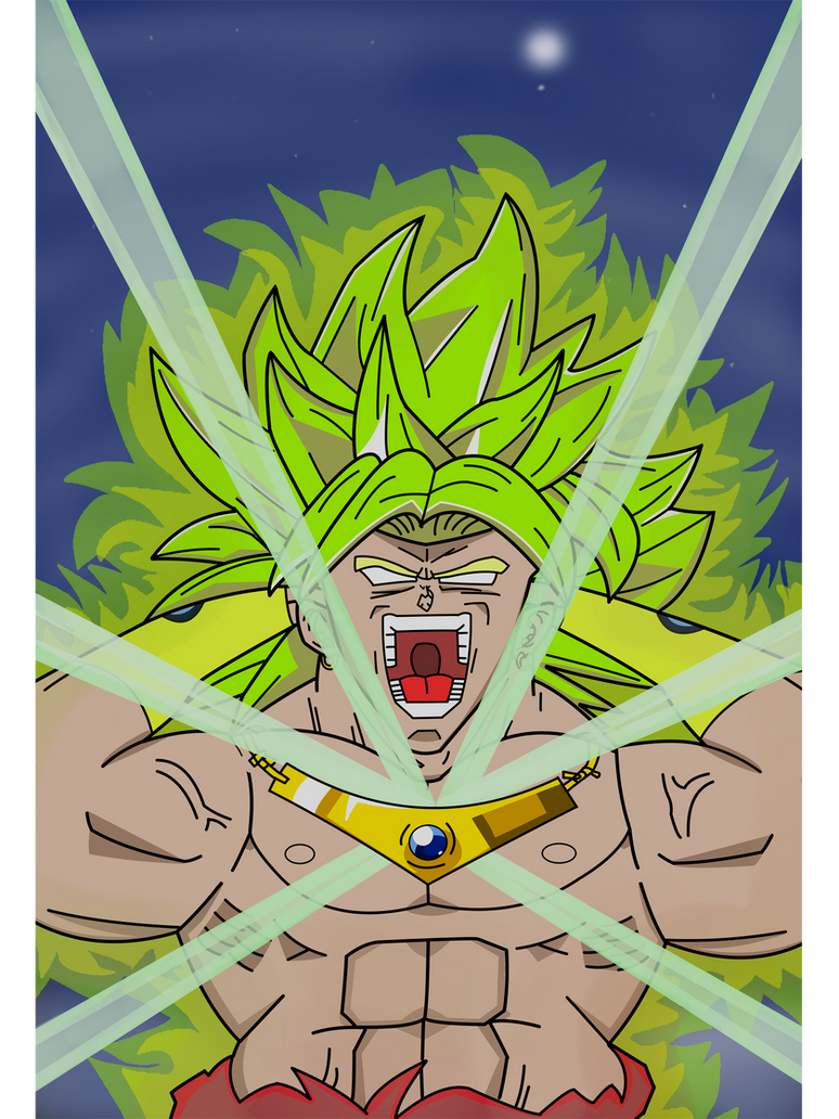 LSSJ Broly Powering Up With Massive Rage by Red-Tetsurri on DeviantArt