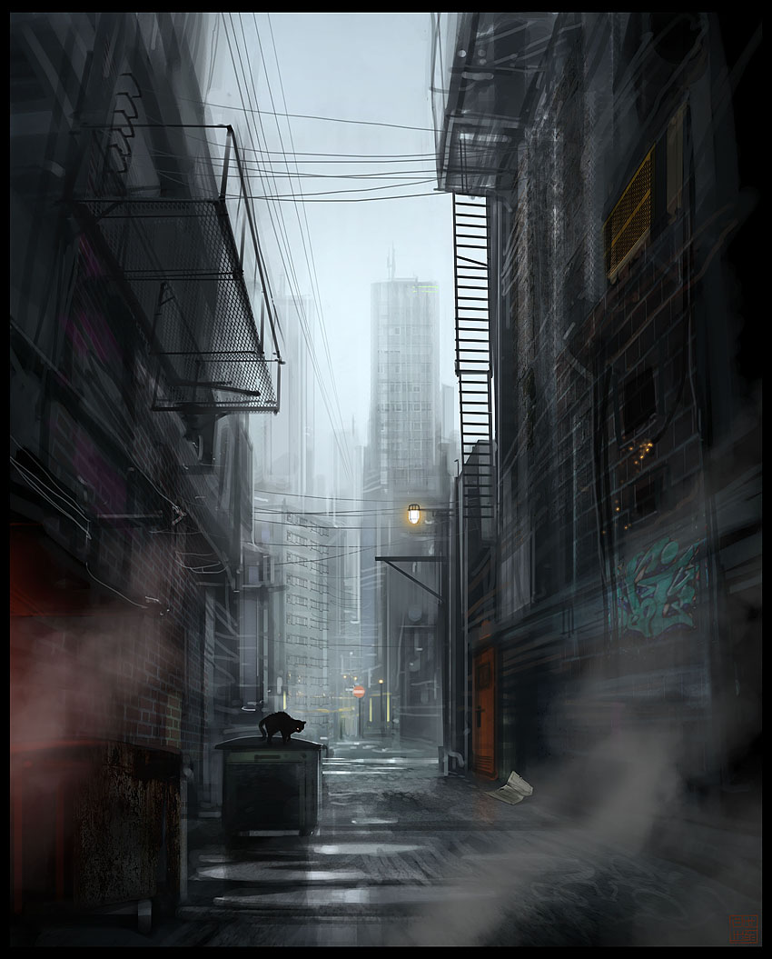 Dark Alley By Hideyoshi On Deviantart