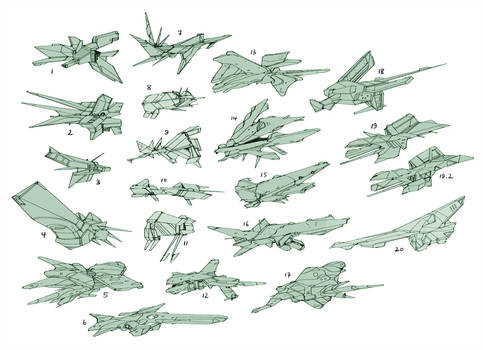 Spaceship thumbnails