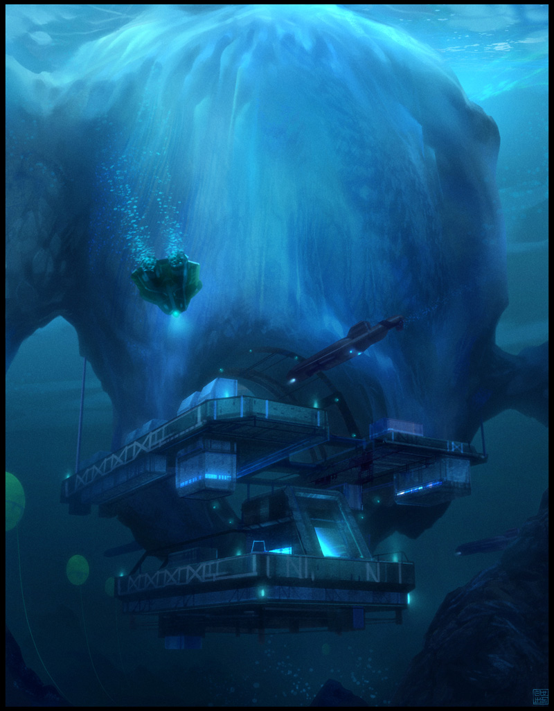 Iceberg Submarine Base