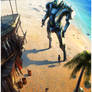 Mecha Flea Market on the Beach