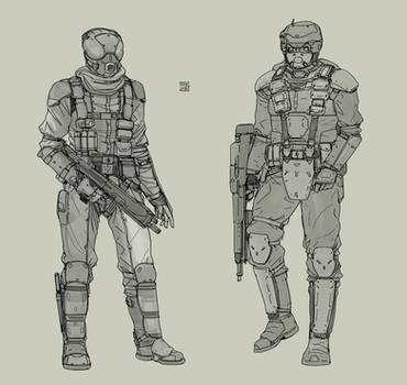 Militia - Infantry - Space Vagabonds