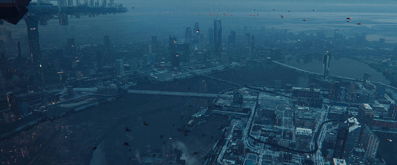 Terrace City - Overcast Mood - Blender VFX