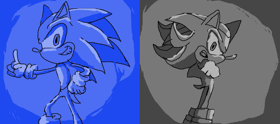 sonic and shadow