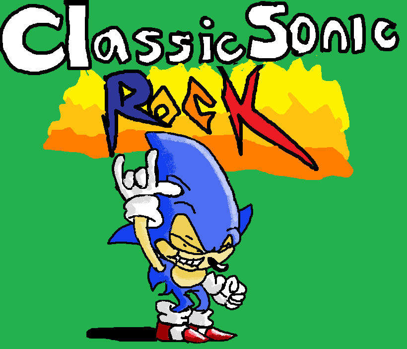 Sonic Rocker classic sonic rock by supermarioguy on DeviantArt