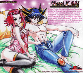 Getting Intimate: Yusei X Aki by jadenkaiba
