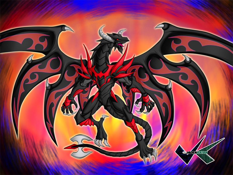 Commission: Red Eyes Hybrid Dragon by jadenkaiba on DeviantArt.